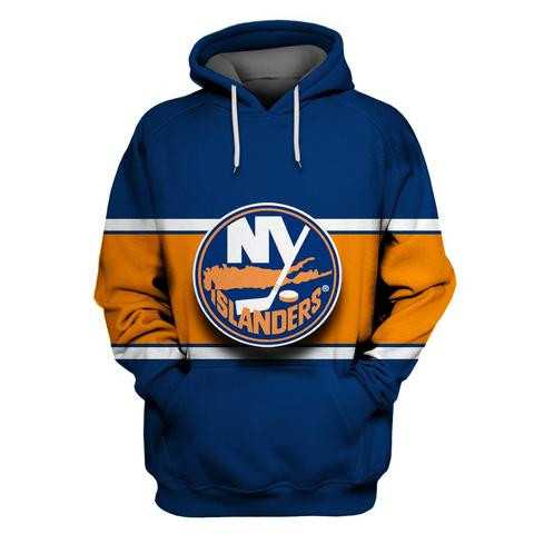 Islanders Blue Orange All Stitched Hooded Sweatshirt,We sell and wholesale Islanders Blue Orange All Stitched Hooded Sweatshirt on line form chian!